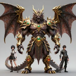 a scary symmetrical muscular full body wearing a dragon armor with wings made of golden ornaments and gems,  by alex gray and android jones , Karol Bak, Ayami Kojima, Amano , concept art, character design, fantasy,3D, 8k resolution