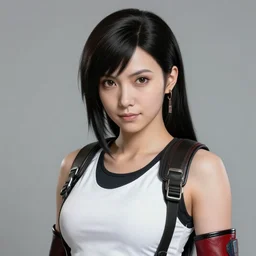 tifa lockhart portrait photorealism