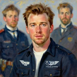 attractive chris evans, kawaii, top gun the movie, painting by, gaston bussiere, craig mullins, j. c. leyendecker, claude monet