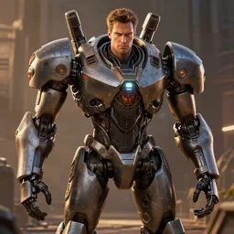 gus fring inside a titanfall mech