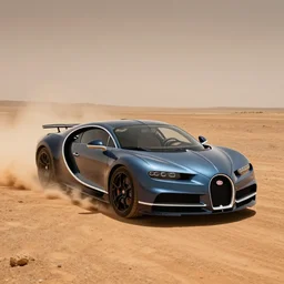 a bugatti chiron on the surface of mars, dusty, desolate