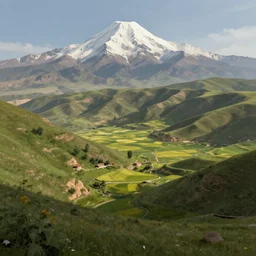 beautiful landscape of iran, trending on artstation, concept art