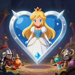 little princess and mount fantasy art heartstone Video game icon, 2d game art, official fanart behance hd artstation by Jesper Ejsing, by RHADS, Makoto Shinkai bastion magic potion forged armor sword helmet loot stuff artgerm, high quality, 8k,high resolution cinematic lighting,