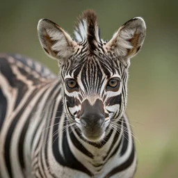 a feline zebra - cat - hybrid. animal photography,