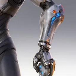 Overwatch Transhuman Arm from Half-Life 2, digital art