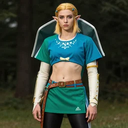 zelda in russian addidas clothing
