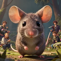 highly detailed portrait of a cute mouse - point of eyes, in gta v, stephen bliss, unreal engine, fantasy art by greg rutkowski, loish, rhads, ferdinand knab, makoto shinkai and lois van baarle, ilya kuvshinov, rossdraws, tom bagshaw, global illumination, radiant light, detailed and intricate environment
