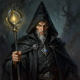 a highly detailed beautiful portrait of a necromancer, fantasy, by gregory manchess, james gurney, james jean