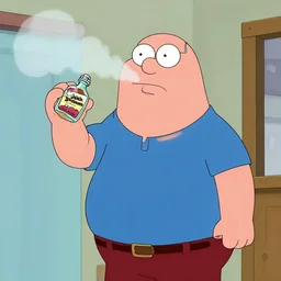 peter griffin sniffs jenkem bottle