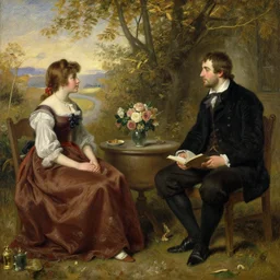 a painting in the style of william henry millais and in the style of greg rutkowski.