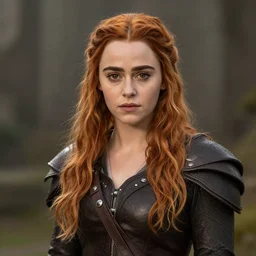 emilia clarke portrait as a dnd character fantasy art.