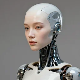 a portrait of a female android by dieric bouts