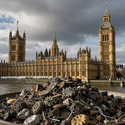 the British government after the mps have been poisoned with  psylocibin in the house of commons, High detail upscaled photography