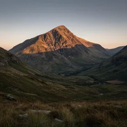 award winning landscape photography, mountain scene by colin prior, wide angle, evening light