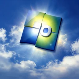 a highly detailed 4 k photograph of the windows xp bliss wallpaper emerging from the heavens. h 5 7 6