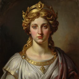 majestic gracious regal deity persephone portrait, ancient greece, atmospheric lighting, painted, intricate, volumetric lighting, beautiful, rich deep colours masterpiece, golden hour, sharp focus, ultra detailed, by leesha hannigan, ross tran, thierry doizon, kai carpenter, ignacio fernandez rios