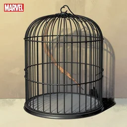 La cage et le mur du son, by MARVEL comics and Sandra Chevrier