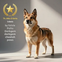anthropomorphic / humanoid canine, digital art, by falvie, palto, darkgem, cheetahpaws