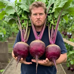 Dwight Scrutte as a beet