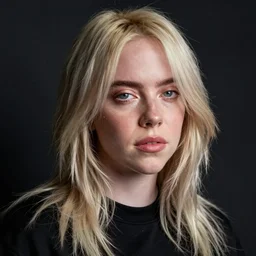 portrait of billie eilish by arthur adams
