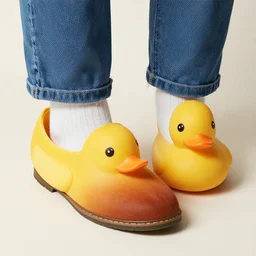 shoe with duck traits