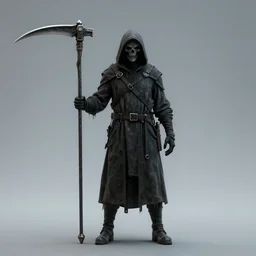 Grim Reaper holding scythe, octane render, 4k, artstation, detailed photo,