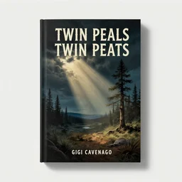 Pulp book cover of Twin Peaks artwork by Gigi Cavenago