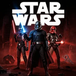 a bootleg star wars movie poster