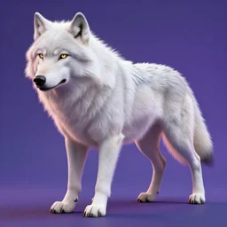 a man ( putin ) morphing into a white wolf, artstation, high detail, colorful lighting