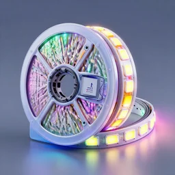 cob led tape, colourful, product render, 8 k, ledspace, ultraleds, unreal engine,
