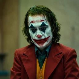film still of Alan Rickman as joker in the new Joker movie