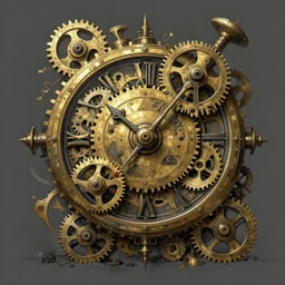 clockwork mayhem, concept art, trending on artstation, wlop, ross draws, digital painting, mixed media, intricate details,