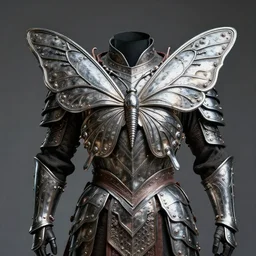 photo of a warrior with metal butterfly themed armour, highly detailed, 4 k, hdr, smooth, sharp focus, high resolution, award - winning photo