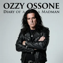 ozzy osbourne diary of a madman album cover 8 k photorealistic