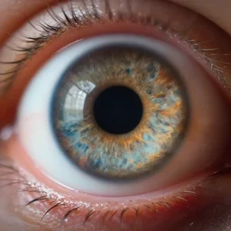 extreme close up on a beautifully unique eyeball. photorealistic. intricate details. 3 5 mm photograph. dramatic lighting. action shot. absolute focus. masterpiece.