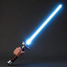 a lightsaber katana