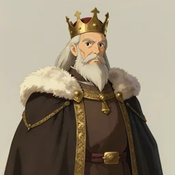portrait of a medieval old king, elegant, digital painting, artstation, concept art, smooth, sharp focus, illustration, art by studio ghibli and fujita goro and tom whalen, 8 k