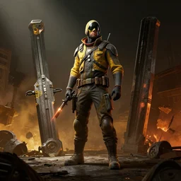 fallout concept art las vegas render dramatic lighting unreal engine 5
