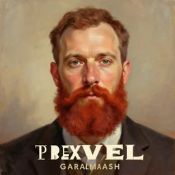 portrait of a respectable dignified 3 0 ish pentecostal preacher with kind eyes and red beard and hair, official fanart behance hd artstation, master painting! dream travel poster in the style of michael garmash