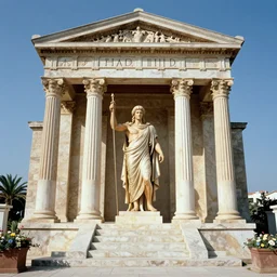 the image is a lost hollywood film still 1 9 8 0 s photograph of the greek god hades's shrine. vibrant cinematography, anamorphic lenses, crisp, detailed image in 4 k resolution.