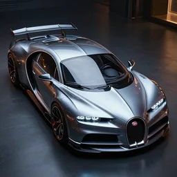 a cyberpunk 2 0 7 7 bugatti type 5 7 sc atlantic concept designed by art zhu, highly detailed, intricate, dramatic lighting,