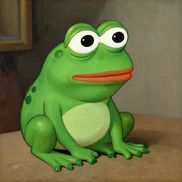 pesta i trappen by theodor severin kittelsen, pepe the frog
