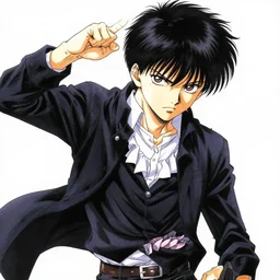 a badass protagonist by kentaro miura