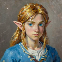 Hinox from Zelda oil on canvas, intricate, portrait, 8k highly professionally detailed, HDR, CGsociety