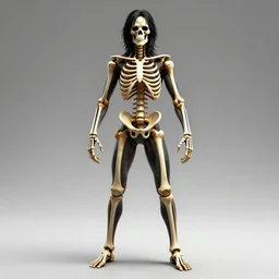 rambo exposed to radiation and became skeleton, full body, concept art, high detailed, fine art, trending on artstation, smooth draw, sharp focus.