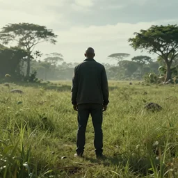 neil blomkamp film landscape, hyper realistic, octane render hd