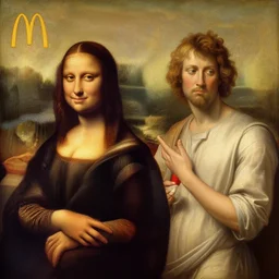 Oil painting of a McDonald's, renaissance, classical, warm lighting, highly detailed, extremely detailed, artstation, by Leonardo da Vinci and Michelangelo