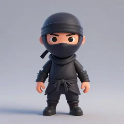 a centered stylized render of a cool ninja, by dreamworks, by pixar, by viktoria gavrilenko, by leticia gillett, by lois van baarle, perfect face, 3 d, 8 k