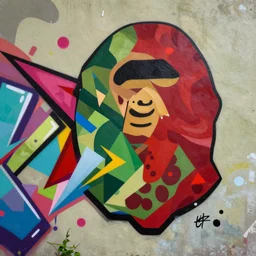 Supreme x Bape x Chrono Trigger profile picture by Sachin Teng, asymmetrical, Organic Painting ,geometric shapes, hard edges, energetic, graffiti, street art:2 by Sachin Teng:4