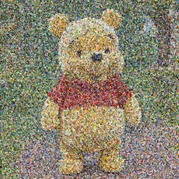 Winnie the Pooh, dressed fashionably